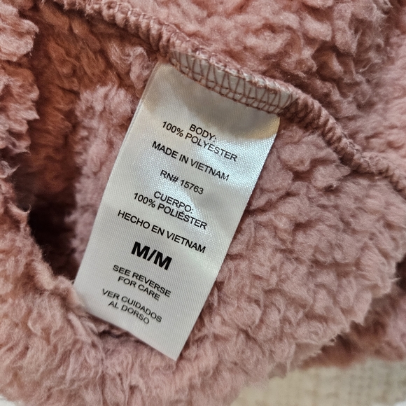 🎉Host Pick🎉Champion Fuzzy Pullover Sherpa Sweater Size M Mauve NWT - Picture 16 of 16